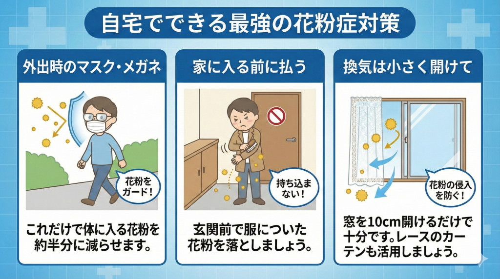 花粉症対策